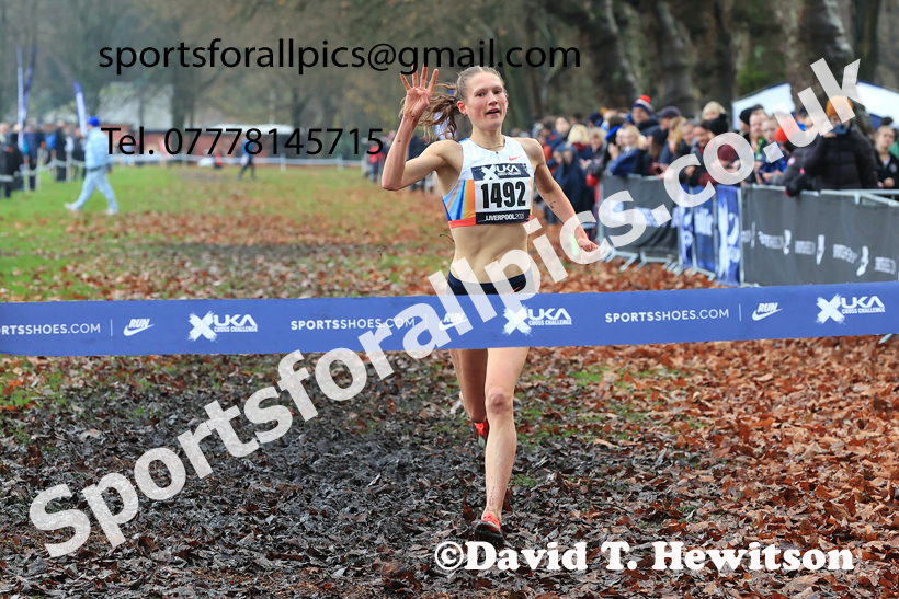 Womens Under-17s and Under-20s 2025 Liverpool Cross Challenge, Sefton Park, Saturday, November 22th. Photo: David T. Hewitson/Sports for All Pics